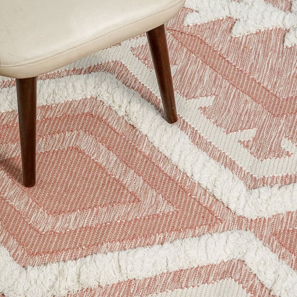 Tappeto kilim morbido color frassino