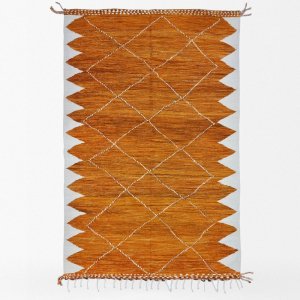 Tappeto marocchino kilim cammello