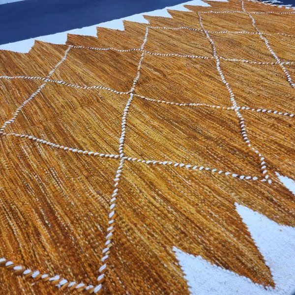 Tappeto marocchino kilim cammello
