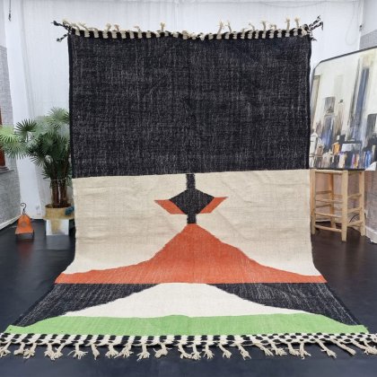 Tappeto etnico moderno kilim berbero