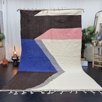Tappeto kilim moderno geometrico marocchino