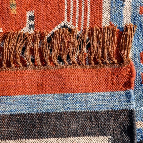 Tappeto kilim in stile nativo americano - immagine 5