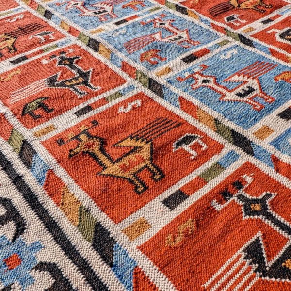 Tappeto kilim in stile nativo americano - immagine 3