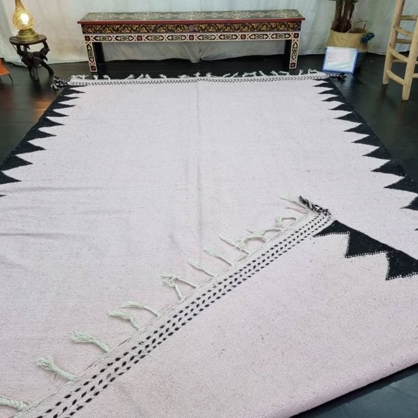 Tappeto kilim marocchino neutro