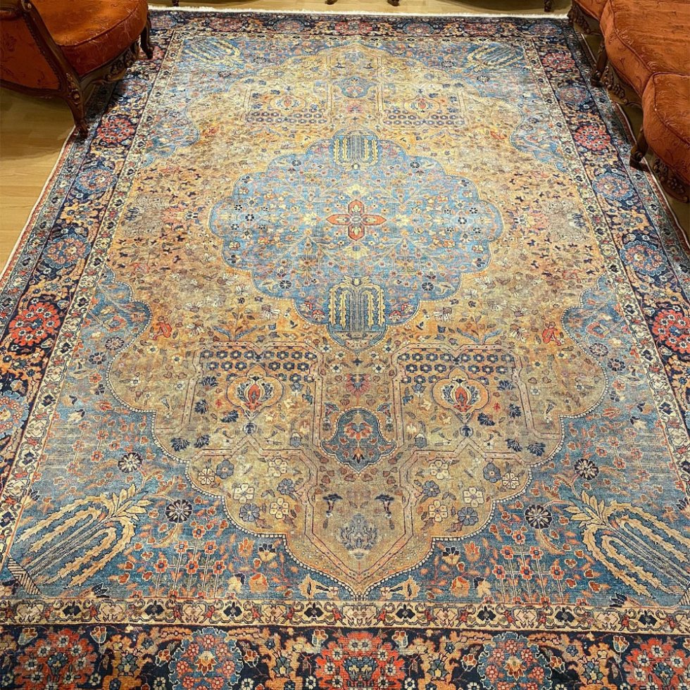 Tappeto orientale lavabile in stile kilim