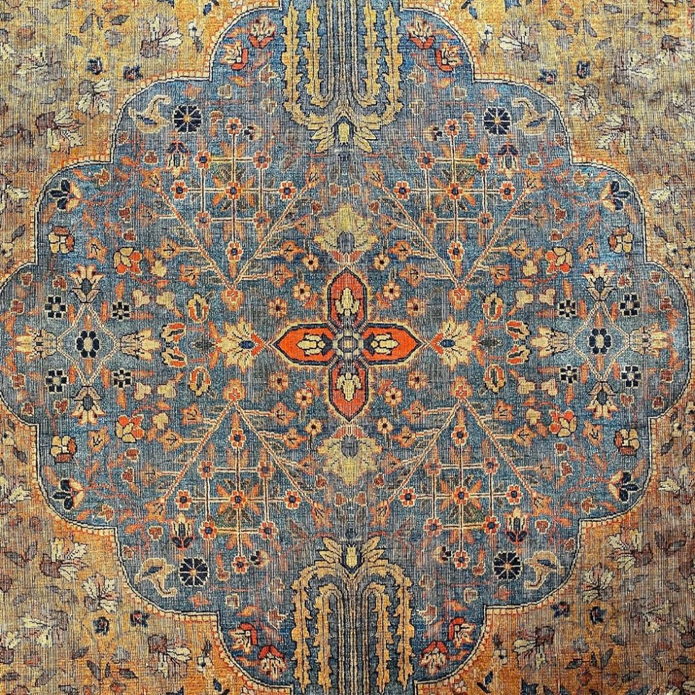 Tappeto orientale lavabile in stile kilim