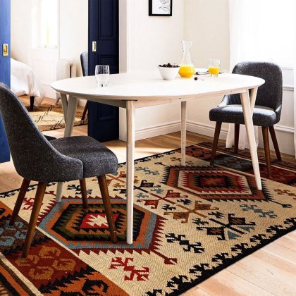 Tappeto kilim etnico intrecciato