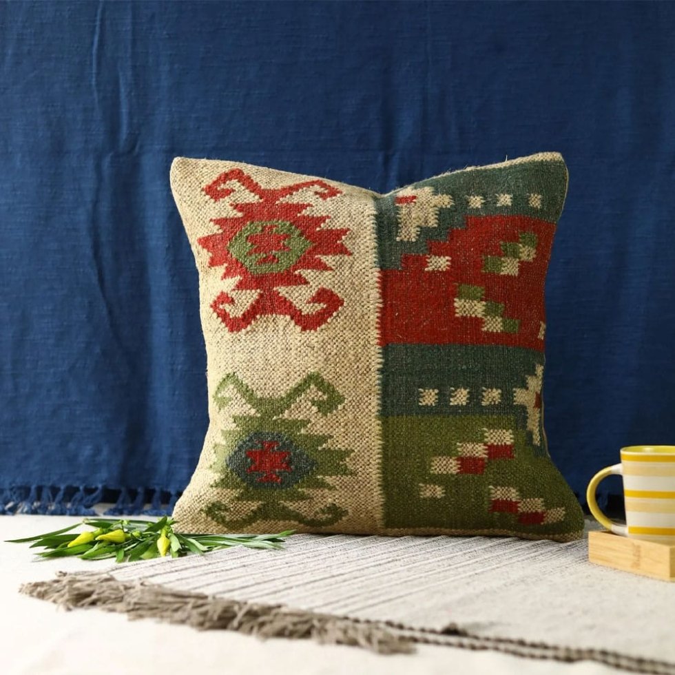 Cuscino kilim in stile turco