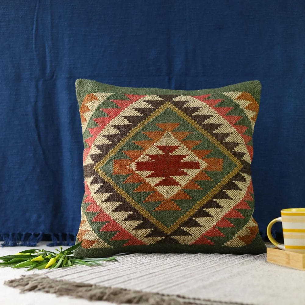 Cuscino kilim in stile turco 18×18 Cuscino kilim in stile turco 18×18