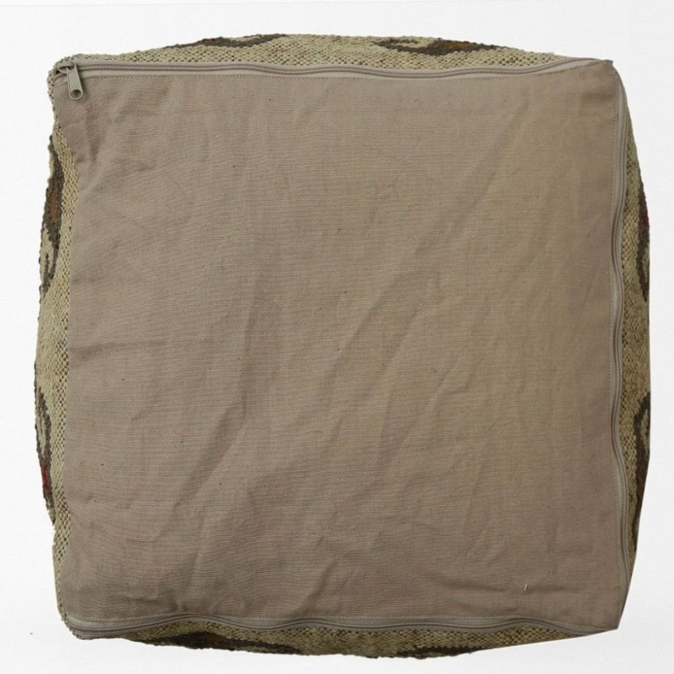 Pouf kilim in lana berbera