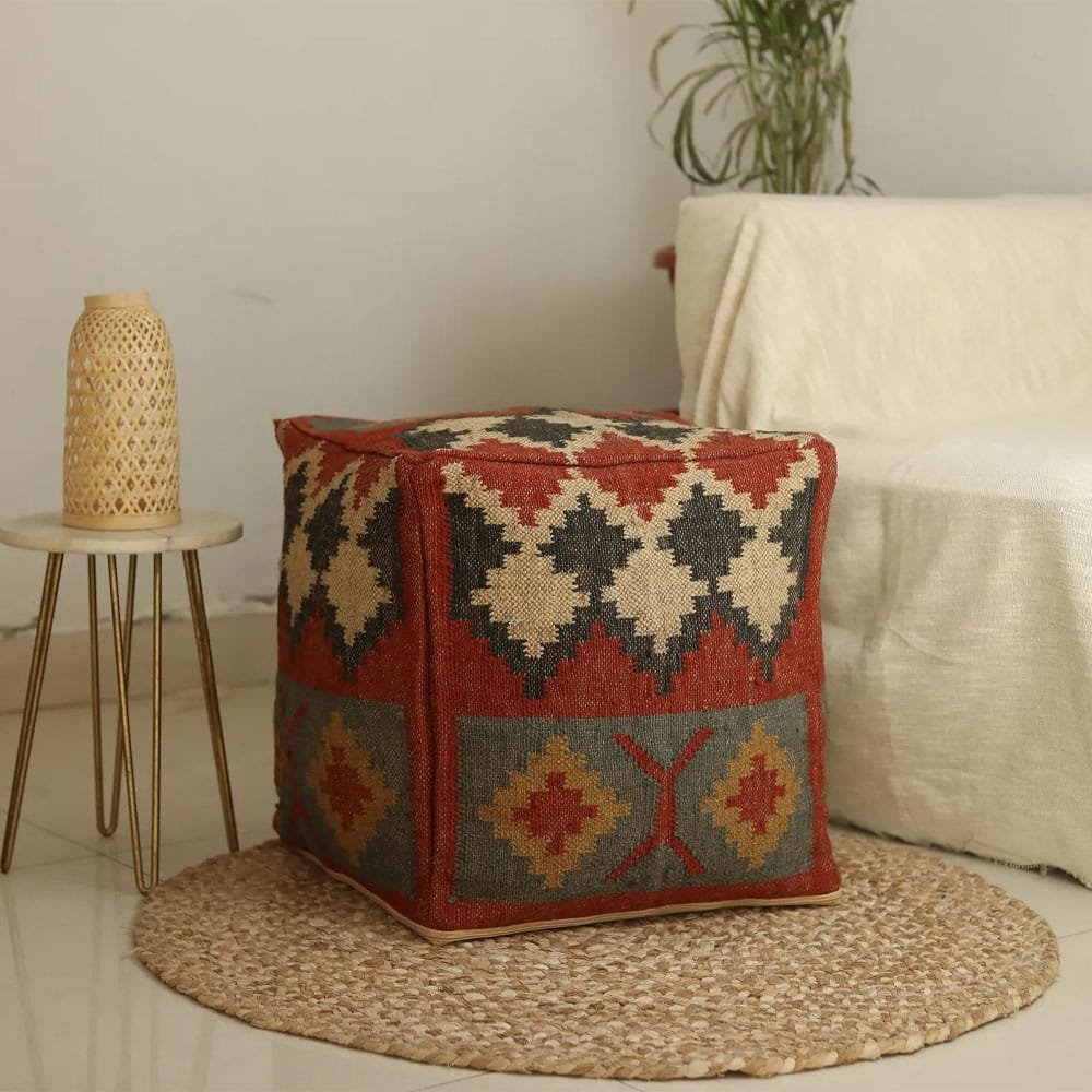Copripouf Kilim Vintage Berbero Copripouf Kilim Vintage Berbero