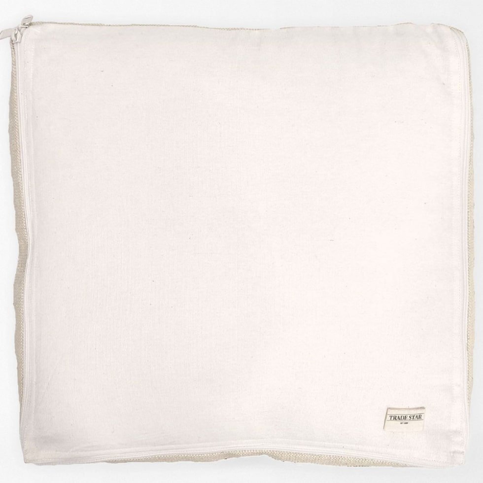 Pouf kilim marocchino bianco