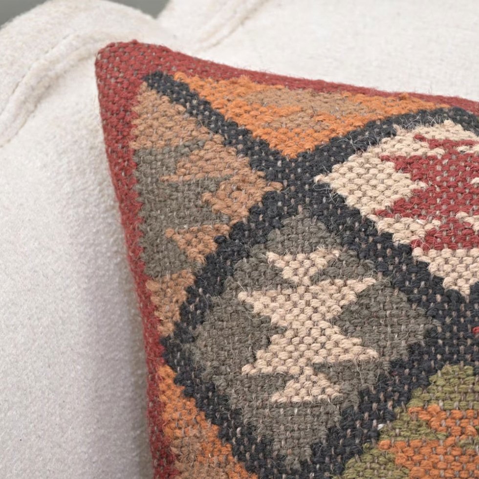 Cuscino kilim 20x20 con diamante