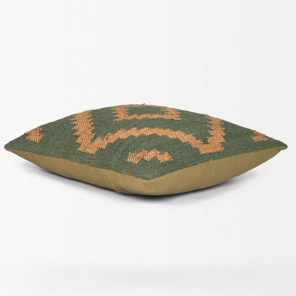 Cuscini kilim con diamanti verdi Cuscini kilim con diamanti verdi